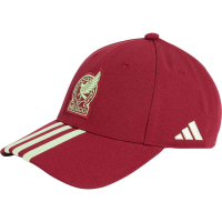 adidas Men's Standard Mexico Soccer Cap, Team Collegiate Burgundy/Dark Burgundy/Green Spark