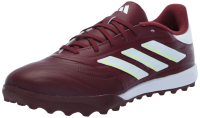 adidas Unisex Copa Pure II League Turf Sneaker, Shadow Red/White/Team Solar Yellow, 9 US Men
