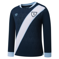 Umbro Guatemala Away Men's L/S Soccer Jersey 25/26 (US, Alpha, X-Large, Regular, Regular, Dark Blue)