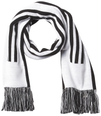 adidas Unisex-Adult Juventus Scarf, Black/White, OSFM