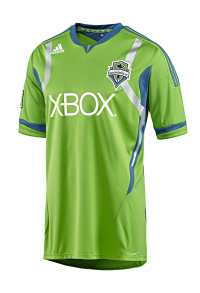 adidas Seattle Sounders FC Home Soccer Jersey- 2012/13 (M) Green