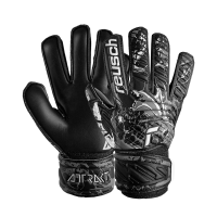 Reusch Attrakt Solid Finger Support Junior Goalkeeper Gloves, Black, Size 5