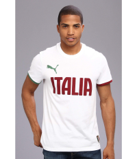 PUMA Italy Graphic Tee World Cup 2014 White (Medium)