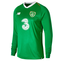 New Balance Men's FA Ireland Long Sleeve Jersey, Jolly Green, Medium