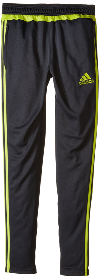 adidas Performance Youth Tiro 15 Training Pant, Large, Black/White/Black