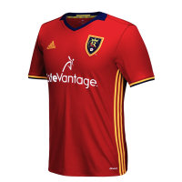 MLS Real Salt Lake Men's Replica Short Sleeve Team Jersey, Red, X-Large