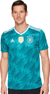 adidas Men's 2018 Germany Away Jersey EQT Green/White/Real Teal XX-Large