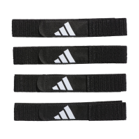 adidas Soccer Shin Guard Strap, Black/White/2, One Size