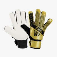 adidas Unisex-Child Training Goalie Predator Gloves, Gold Metallic/Football Blue, 4