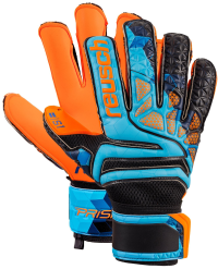 Reusch Soccer Prisma Prime S1 Fusion Evolution LTD Goalkeeper Glove Orange/Blue, 11