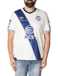 Umbro 2019-20 Puebla Home Jersey - White-Navy 2XL