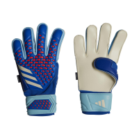 adidas Unisex-Adult Match Predator Fingersave Goalie Gloves Bright Royal/Bliss Blue/White 9