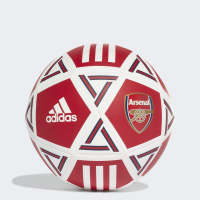 adidas Capitano Arsenal Home Soccer Ball, Scarlet/White/Collegiate Navy, 5