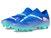 PUMA Men's Future 7 Pro Fg/Ag Soccer Cleats Sneaker, Bluemazing White-Electric Peppermint, 8.5