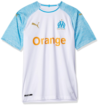 PUMA Mens Olympique de Marseille Licensed Replica Jersey 2018-2019, Small, Home