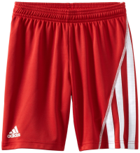 adidas Big Boys' Youth Sossto Short, University Red/White, X-Small