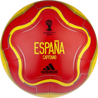 adidas Performance Capitano Spain Soccer Ball, Bold Gold/Red, 5