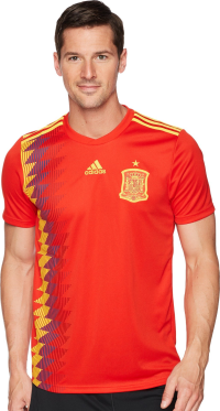 Adidas Spain World Cup Home Soccer Jersey Red/Boldgold L