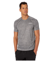 adidas Men's Designed 2 Move Heathered Training Tee, Black Melange, X-Large