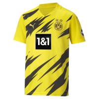 PUMA 2020-21 Borrusia Dortmund Youth Home Jersey - Yellow-Black YS