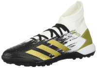 adidas Predator 20.3 Turf Soccer Shoe (unisex-adult) White/Gold Metallic/Black