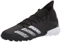 adidas Predator Freak .3 Turf Soccer Shoe (mens) Black/White/Black 12.5