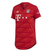adidas Bayern Munich Women's Home Jersey (S) Red