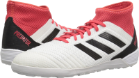 adidas PREDATOR TANGO 18.3 IN (unisex-adult) white/core black/real coral 1.5 M US Big Kid