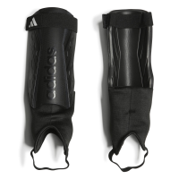 adidas Unisex-Adult Tiro Soft Ground Match Shin Guards, Black/White/Iron Metallic, Large