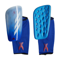 adidas Unisex-Adult X League Shin Guards Bliss Blue/White/Bright Royal Large