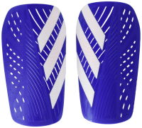 adidas Unisex-Adult Tiro Club Shinguard, Lucid Blue/White/Solar Red, Large