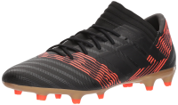 adidas Performance Men's Nemeziz 17.3 FG Soccer Shoe, Core Black/Core Black/Solar Red, 7.5 M US