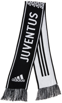 addias unisex-adult Juventus Scarf Black/White OSFM