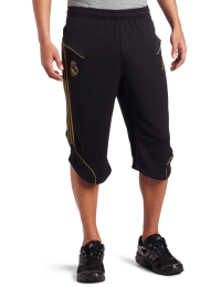 Real Madrid Three-Quarter Training Pant (Black, Small)