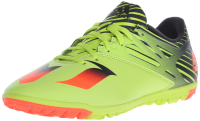 adidas Performance Men's Messi 15.3 Soccer Shoe,Semi Solar Slime/Solar Red/Black,11.5 M US