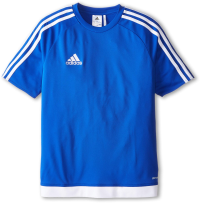 adidas Estro 15 Jersey (Little Big Kids), Power Red/White, Large
