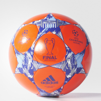 adidas Performance Finale Berlin Capitano Soccer Ball, Flash Green/Night Flash Purple/Flash Pink, Size 5