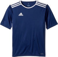 adidas Boys' Entrada 18 Jersey, Dark Blue/White, X-Large