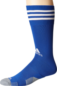 adidas Unisex Copa Zone Cushion III Soccer Socks (1-Pair) , Black/ White , Large