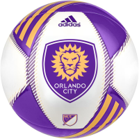 MLS Orlando City SC Men's Goal 5 Soccer Ball, Size 5 Purple