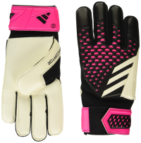 adidas Unisex-Adult Match Predator Goalie Gloves, Black/White/Team Shock Pink, 8