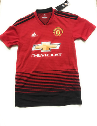 adidas World Cup Soccer Manchester United Soccer Manchester United FC Home Jersey, XX-Large, Real Red