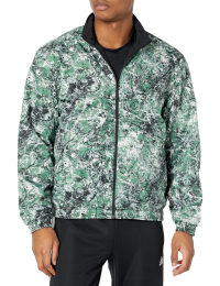 adidas Men's Manchester United Stone Roses Anthem Jacket, Black/Multicolor, Small