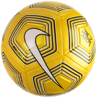 Nike Unisex's Neymar Strike Football Ball, Amarillo Black/White, 3