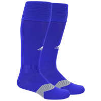 adidas Metro Soccer Socks (1 Pair) Discontinued, Bold Blue/White/Clear Grey/4, X-Small