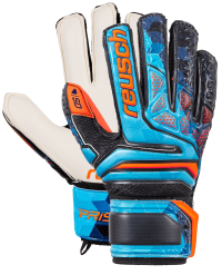 Reusch Soccer Reusch Prisma SG Finger Support LTD Goalkeeper Glove Blue/Black, 11