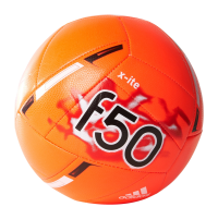 adidas F 50 X-ITE Soccer Ball, Solar Red/White/Black, Size 5