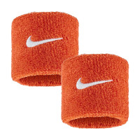Nike Swoosh Classic Wristbands-Orange-White