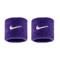 Nike swoosh Wristbands -Purple-White