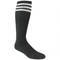 The Italian Referee Sock Black - White Stripe